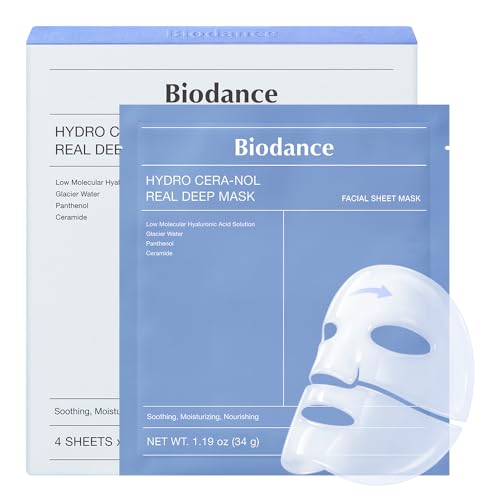 BIODANCE Bio-Collagen Mask - Cera-nol - 4 Count (Pack of 1)