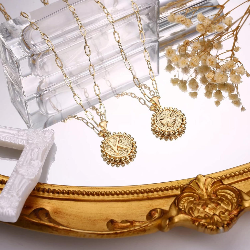 Layered Initial Necklaces for Women Trendy, Letter A-Z Necklace