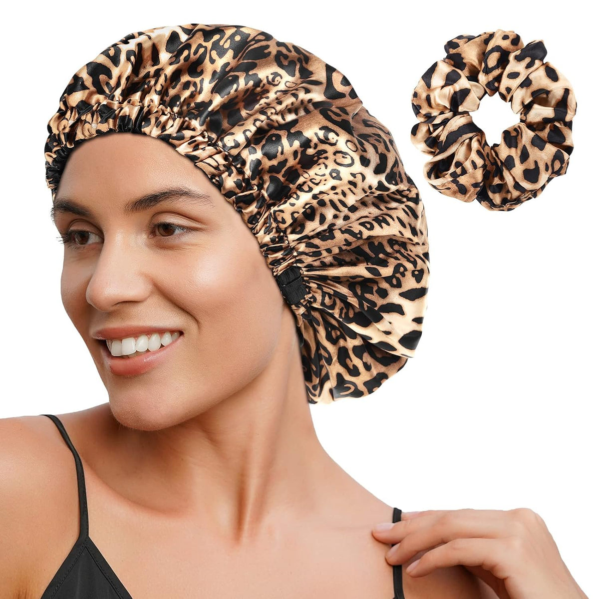 Silk Bonnet - Bold Cheetah