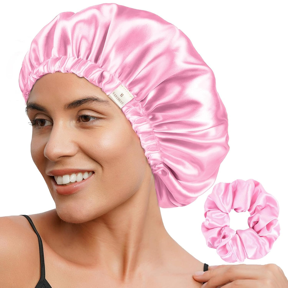 Silk Bonnet - Pink