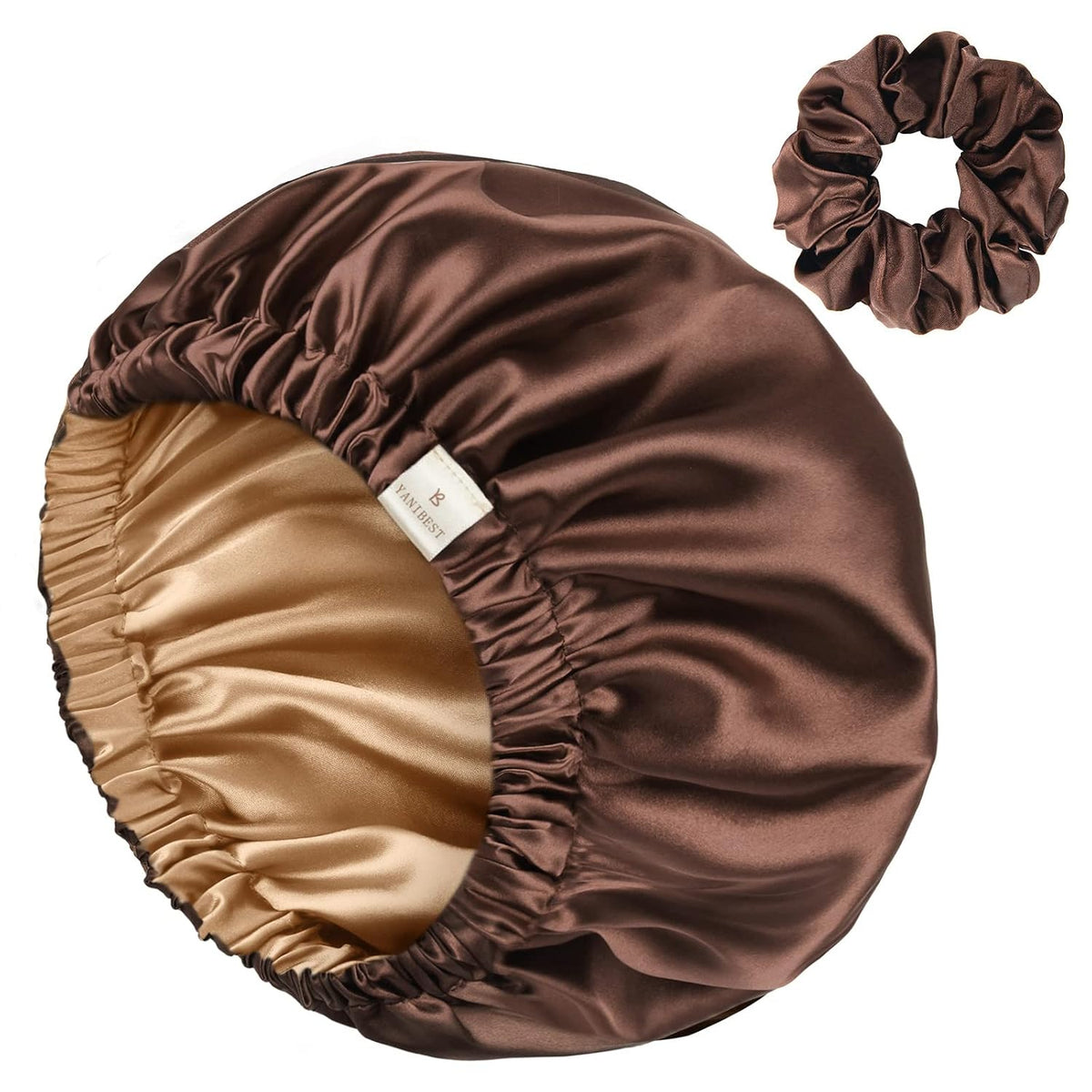 Silk Bonnet - Brown