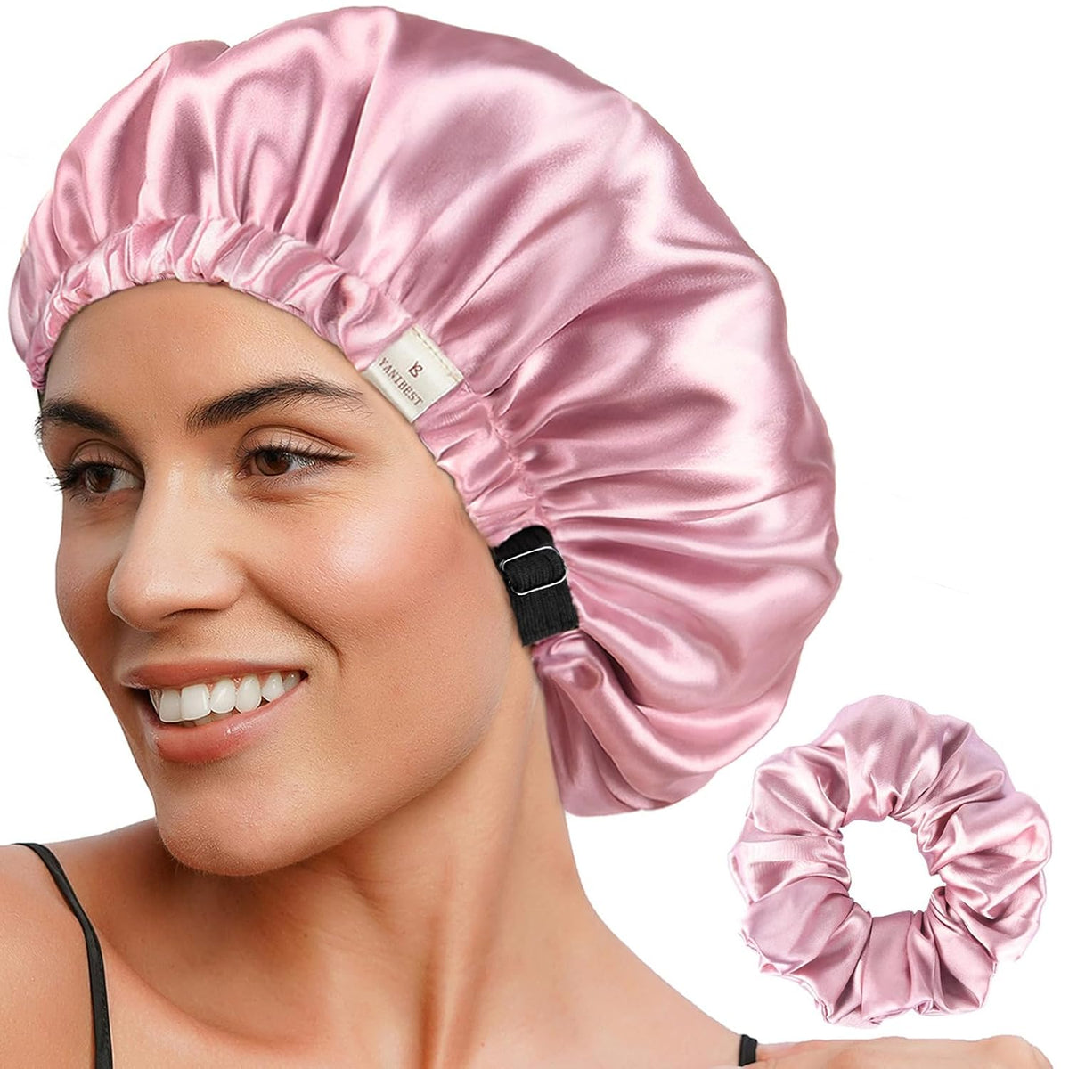 Silk Bonnet - Pearl Pink