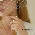MOROYA Chunky Gold Ring Set
