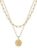 Layered Initial Necklaces for Women Trendy, Letter A-Z Necklace