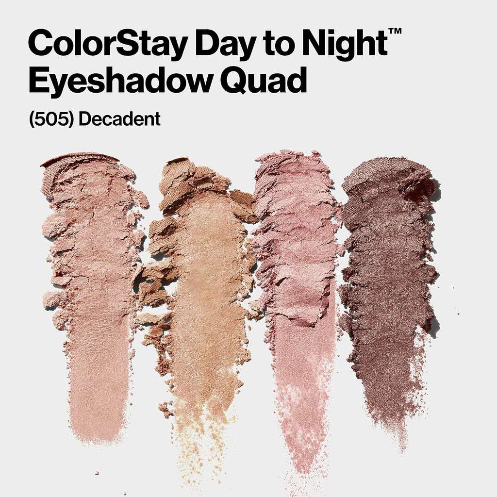 Colorstay Day to Night Eyeshadow Quad, 505 Decadent, 0.16 Oz