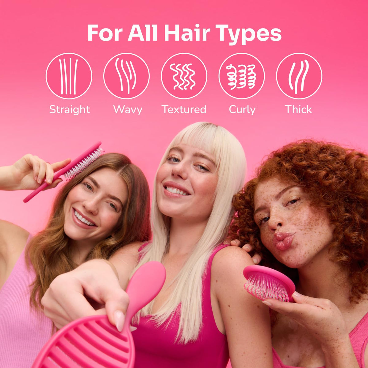 Original Detangler Hair Brush, Sky, for All Hair Textures