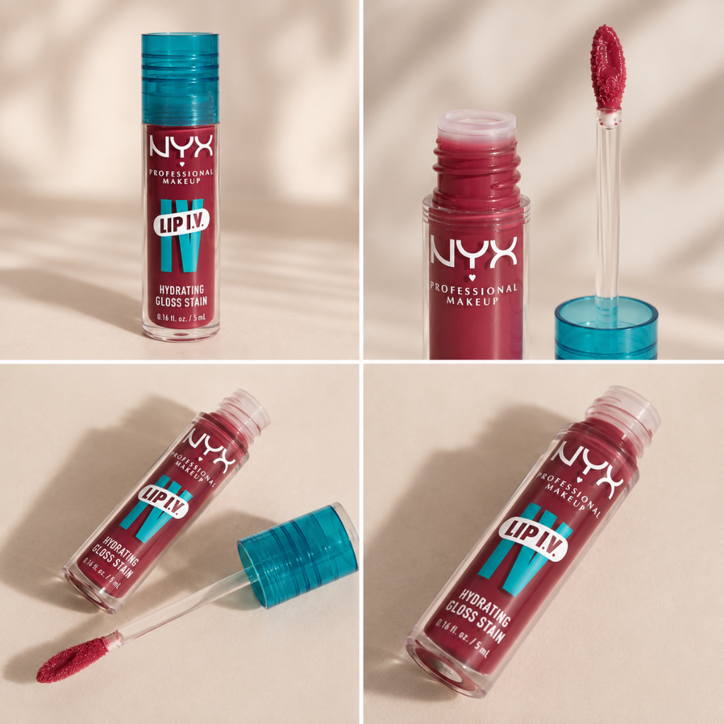 Long-Wear Hydrating Lip Stain — Glossy, Non-Drying, 16 Shades